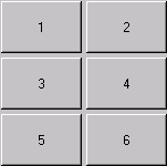 Shows 6 buttons in rows of 2. Row 1 shows buttons 1 then 2.
Row 2 shows buttons 3 then 4. Row 3 shows buttons 5 then 6.